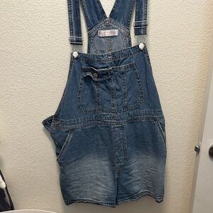 No Boundaries Blue Denim Overalls